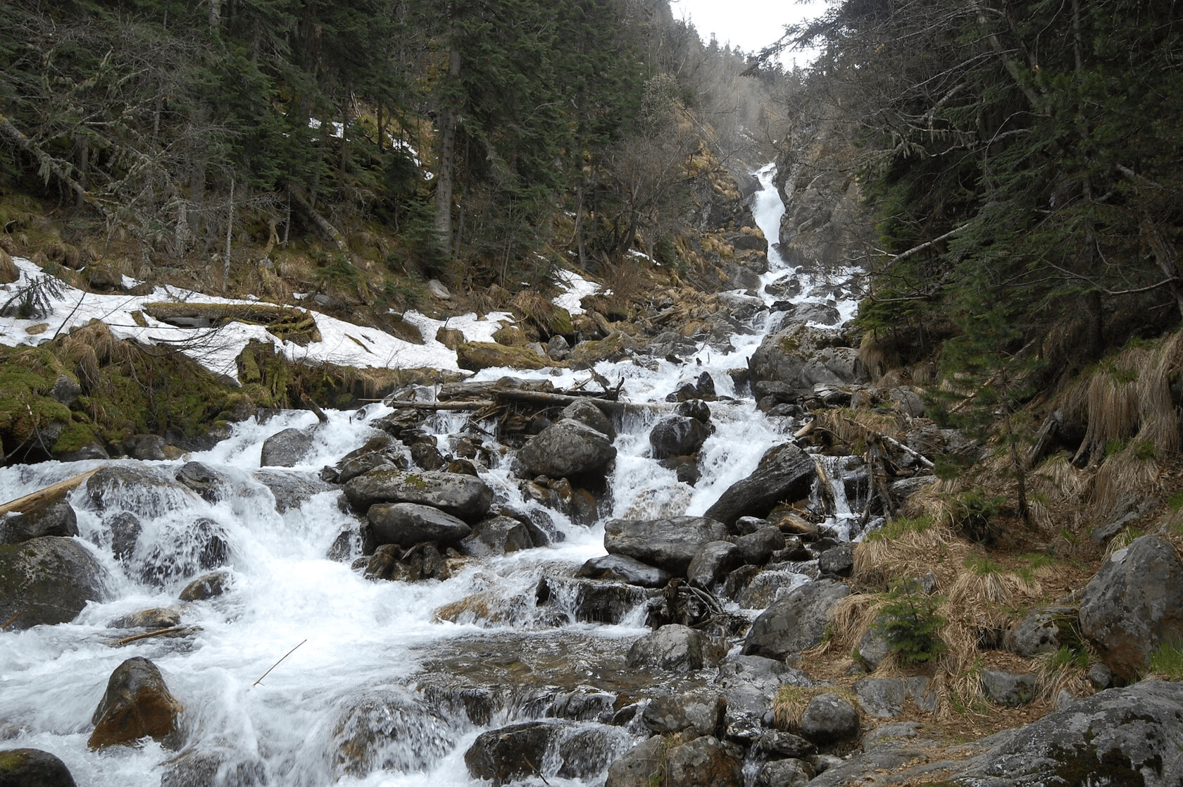 Белые водопады